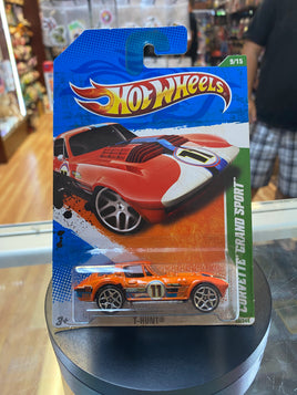 Corvette Grand Sport T9729 (Hot Wheels Treasure Hunt, Mattel) SEALED - Bitz & Buttons