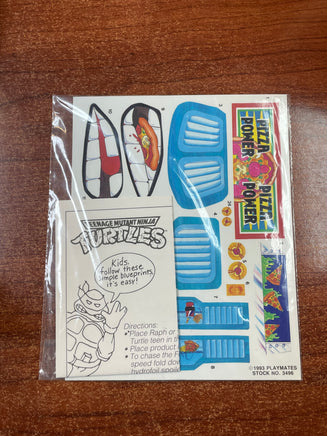 Pizza Skimmin’ Jetboat 1994 (Vintage TMNT Teenage Ninja Turtles, Playmates) **New OPEN BOX** - Bitz & Buttons