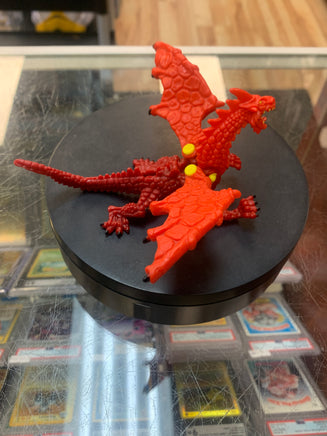 Red Dragon Island with Bomb (Vintage Mighty Max, Parts) - Bitz & Buttons