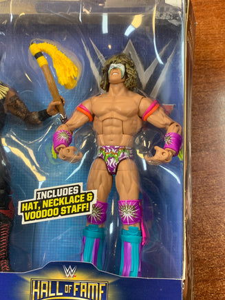 Papa Shango & Ultimate Warrior (WWE Elites, Mattel) SEALED - Bitz & Buttons