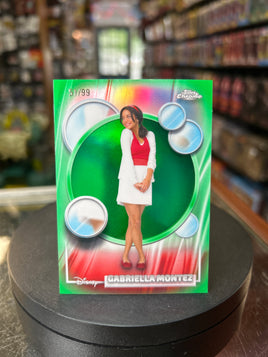 Gabriella Montez Numbered 51/99 (Disney 2026 Topps Chrome, High School Musical)