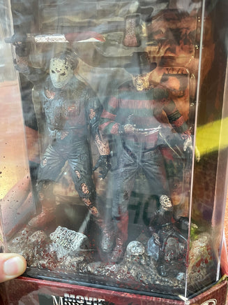 Jason Voorhees vs Freddy Krueger (Vintage Movie Maniacs, McFarlane Toys) **SEALED** - Bitz & Buttons