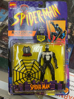 Black Costume Spider-Man (Vintage Marvel Superheroes, Toy Biz) SEALED - Bitz & Buttons