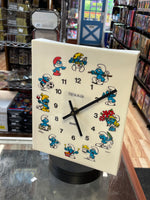 Smurf Wall Clock (Vintage PEYO, Trenmark) - Bitz & Buttons