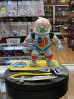 Space Cadet Raphael with File Card (Vintage TMNT Ninja Turtles, Playmates) COMPLETE - Bitz & Buttons