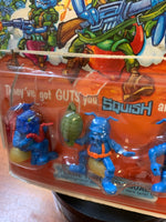 Flame Thrower Squad with Card Back 5422 (Vintage Army Ants, Hasbro) COMPLETE - Bitz & Buttons