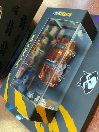 RWB Porsche 930 Orange Diecast 1/64 (NVRLAND Collectibles, Trash Panda's ) SEALED - Bitz & Buttons