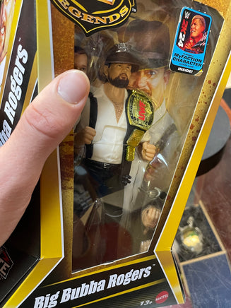 Big Bubba Rogers Legends  (WWE Elite, Mattel) SEALED - Bitz & Buttons
