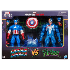 Captain America vs Venom Gamerverse (Marvel Legends, Hasbro) SEALED - Bitz & Buttons