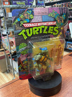 Hard Head Leonardo -10 Back-  (Vintage TMNT Ninja Turtles, Playmates) **SEALED** - Bitz & Buttons