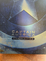 Captain America Stealth Suit 2.0 MMS783 (Captain America The Winter Soldier, Marvel, Hot Toys) **COMPLETE**