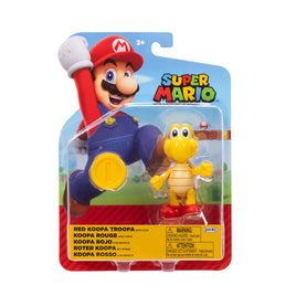 Red Shell Troopa 4in (Super Mario, Jakks Pacific) **SEALED**