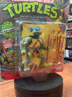 Hard Head Leonardo -10 Back-  (Vintage TMNT Ninja Turtles, Playmates) **SEALED** - Bitz & Buttons