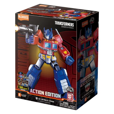 Optimus Prime G1 (Transformers Action Edition, Blokees) SEALED - Bitz & Buttons