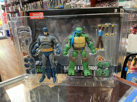 Batman & Leonardo 2 Pack (Batman Vs Teenage Ninja Turtles, DC Collectibles) NEW/OPEN