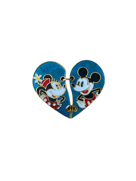 Micky and minnie heart (Walt Disney World, Pin Traders) - Bitz & Buttons