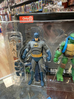 Batman & Leonardo 2 Pack (Batman Vs Teenage Ninja Turtles, DC Collectibles) NEW/OPEN