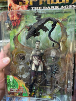 Red Necromancer (Vintage Dark Ages Spawn, McFarlane) SEALED - Bitz & Buttons