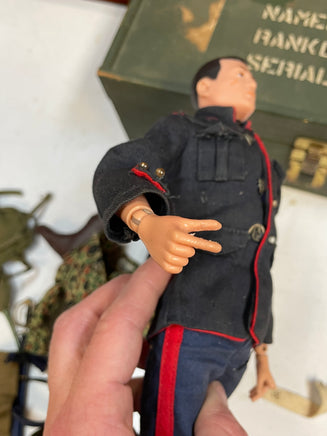 Action Marine with Foot Locker (Vintage 12” GI Joe, Hasbro) **Original** - Bitz & Buttons