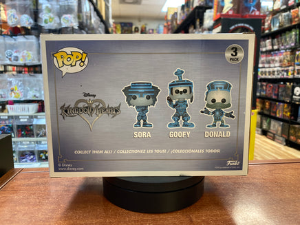 Kingdom Hearts Sora Goofy Donald 3 Pack (Funko Pop, Disney) EXCLUSIVE - Bitz & Buttons