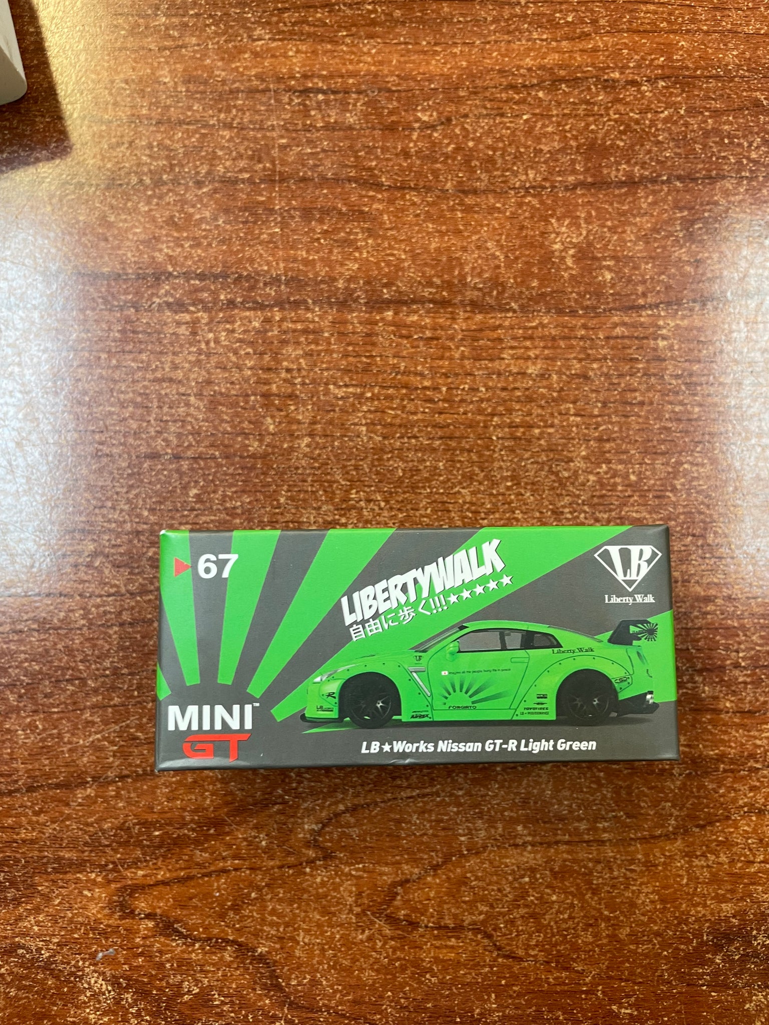 Nissan GT-R Light Green LB Works (Mini GT, Diecast )| Bitz & Buttons