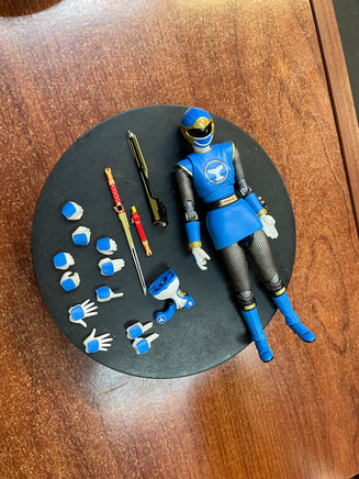 Hurricane Blue Ranger (Bandai SH Figuarts, Power Rangers Ninpu Sentai Hurricaneger) COMPLETE - Bitz & Buttons