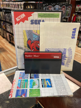 Spider-Man with Pack Sticker (SEGA Master System SMS, Video Games) **COMPLETE** - Bitz & Buttons