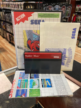 Spider-Man with Pack Sticker (SEGA Master System SMS, Video Games) **COMPLETE** - Bitz & Buttons