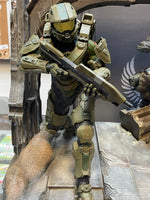 Master Chief & Spartan Locke PVC Statue (Halo 5 Guardians Limited Collector’s Edition) COMPLETE