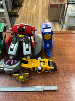 Legacy Samurai Megazord (Mighty Morphin Power Rangers, Bandai) COMPLETE - Bitz & Buttons