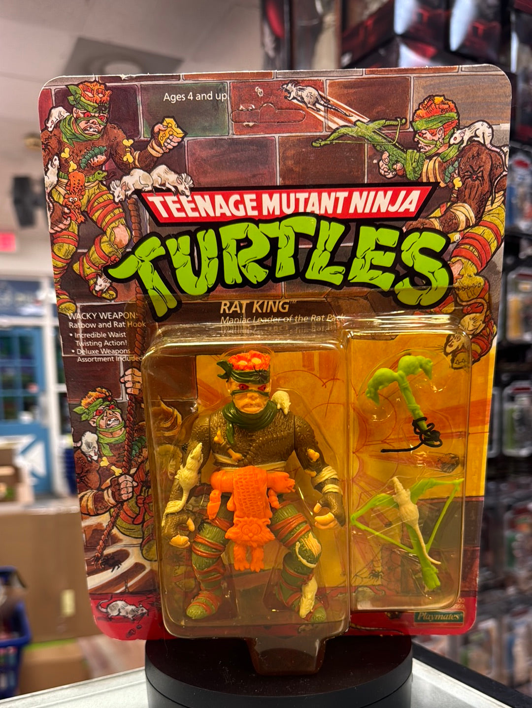 Rat King 19 Back 0121 (Vintage TMNT Ninja Turtles, Playmates