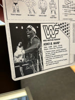 French Card Koko B Ware 1333 (Vintage WWE WWF, Hasbro) Sealed