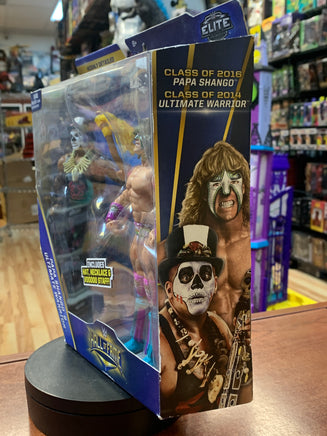 Papa Shango & Ultimate Warrior (WWE Elites, Mattel) SEALED - Bitz & Buttons