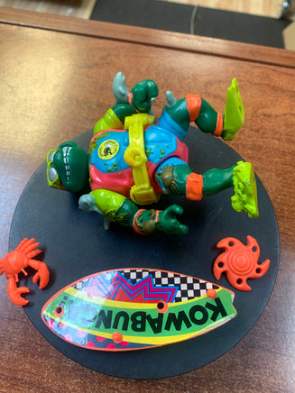 Surfer Michaelangelo (Vintage TMNT Ninja Turtles, Playmates) **COMPLETE** - Bitz & Buttons