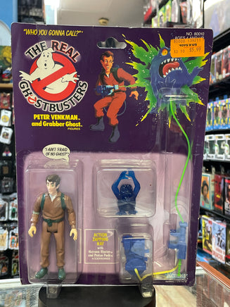 Peter Venkman with Grabber Ghost (Vintage Real Ghostbuster, Kenner) **SEALED** - Bitz & Buttons