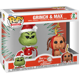 Grinch &amp; Max 2er-Pack (Funko Pop, Wie der Grinch Weihnachten gestohlen hat)