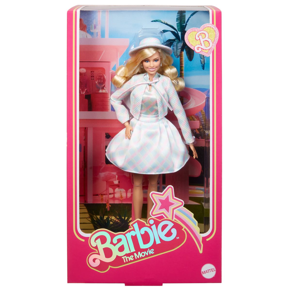 Blue Plaid Barbie Black Label (Barbie Movie, Mattel)| Bitz & Buttons Blue Plaid Barbie Black Label (Barbie Movie, Mattel)| Bitz & Buttons