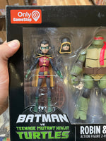 Robin & Raphael 2 Pack (Batman Vs Teenage Ninja Turtles, DC Collectibles) SEALED