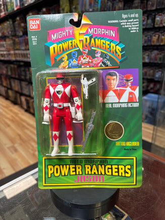 Auto Morphin Red Ranger Jason (Vintage MMPR Power Rangers, Bandai) SEALED - Bitz & Buttons