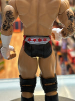 CM Punk White & Red Trunks (WWE Ruthless Aggression, Jakks Pacific