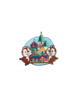 Hong Kong chip n dale in front of mysterymynor (Walt Disney World, Pin Traders) - Bitz & Buttons