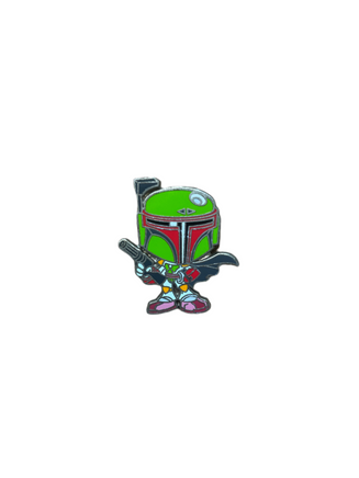 Mini Boba fett (Walt Disney World, Pin Traders) - Bitz & Buttons