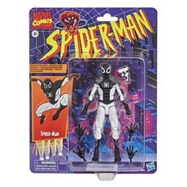 Negative Suit Spider-Man  (Marvel Legends Retro, Hasbro) - Bitz & Buttons