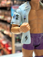 Carlito Purple Trunks & Flocked Hair (WWE Ruthless Aggression, Jakks Pacific)