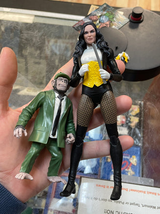 Zantanna With Detective Chimp (McFarlane Toys, DC Multiverse) COMPLETE - Bitz & Buttons