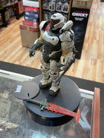 Doom Slayer White Armor (McFarlane Toys, Doom Eternal) COMPLETE - Bitz & Buttons