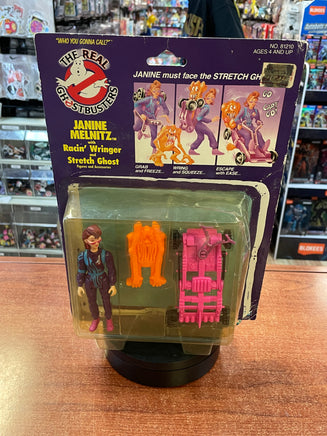Janine Melnitz With Racin’ Ringer & Stretch Ghost (Vintage Ghostbusters, Kenner) OPEN BOX - Bitz & Buttons