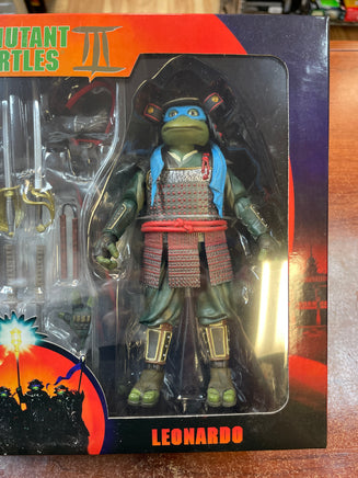 Michelangelo & Leonardo -2 Pack- (Neca, TMNT III) **SEALED** - Bitz & Buttons