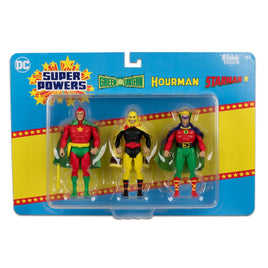 Justice Society 3 Pack (Super Powers , McFarlane) - Bitz & Buttons