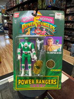 Auto Morphin Green Ranger Tommy (Vintage MMPR Power Rangers, Bandai) SEALED - Bitz & Buttons